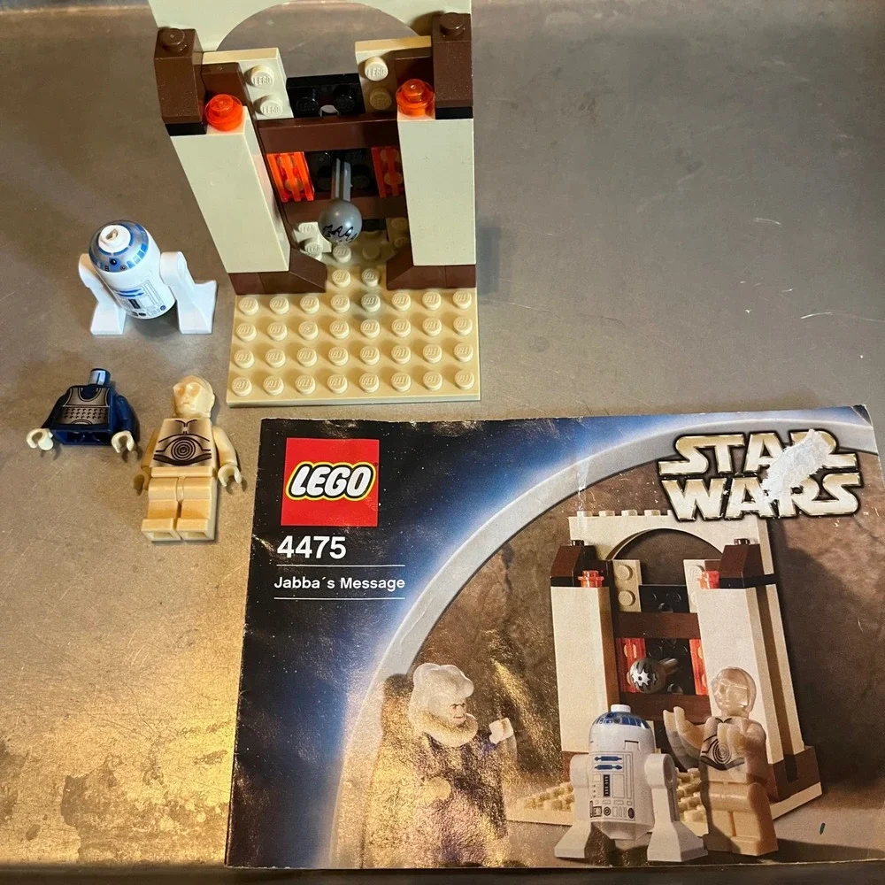LEGO Star Wars Set #4475 - Jabba's Message - R2-D2 & C-3PO Bib Fortuna Torso